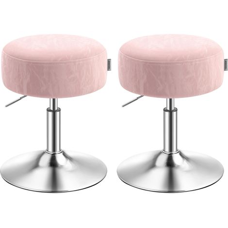 Tabourets de Maquillage, Lot de 2, Réglables en Hauteur, en PU (1/5)