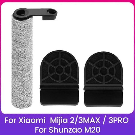 Lot de 3 brosses à rouleau et filtre HEPA pour Xiaomi Mijia 2/3MAX (1/5)
