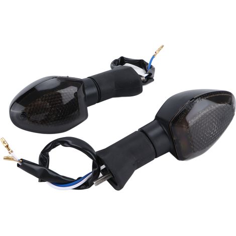 Clignotants Moto 2 Pièces Indicateurs Flash clignotant Accessoires Remplacement Suzuki Marron Foncé (1/5)