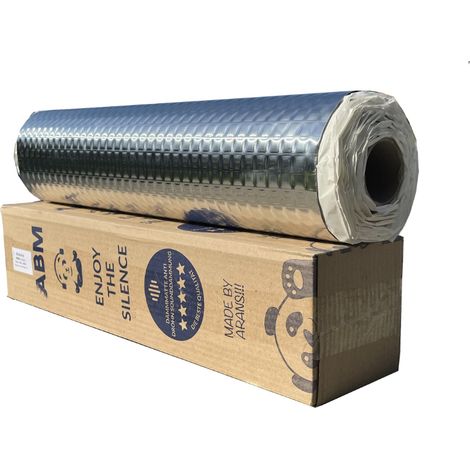 ABM Professional Butylmatte 2,5 mm 50 x 400 cm Selbstklebend Bitumen 2 m² (1/5)