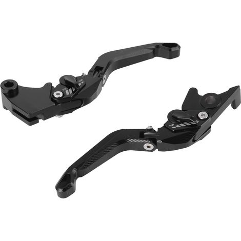 Lot de 2 leviers de frein et d'embrayage réglables 6 positions, compatibles avec Kawasaki NINJA 300R/Z300/250R/400 (1/5)