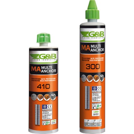 ANCORANTE CHIMICO ML 400 per pistola professionale- 12 pezzi - G&B