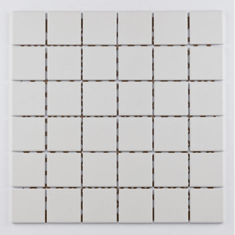 Mosaïque céramique Grip - 30x30x0.6cm - Super White