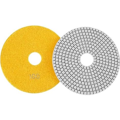 (6inch 150mm,100Grit) Tampon De Polissage Diamant Pour Meuleuse À Pierre Polisseuse (1/5)