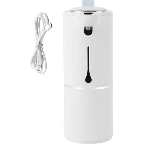 Dispenser automatico di sapone - dispenser ricaricabile per detersivo per piatti Contenitore da 280 ml per lozione e detersivo per piatti con sensore regolabile, pulitore intelligente (1/5)