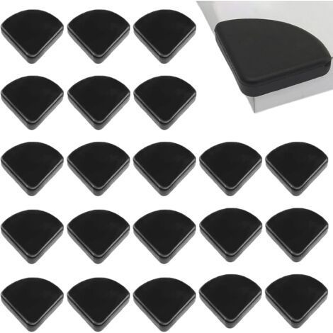 50 Pièces Coin De Table Protection Bebe, Protection Coin De Table, Coin De Table, Protection Angle Meuble, Protege Coin De Table (Noir) (1/5)