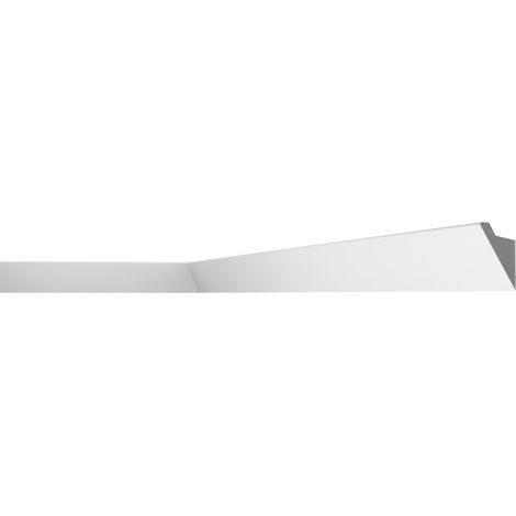 NMC – IL4 Moulure de plafond polystyrène HD 60 x 36 x 2000 – Éclairage LED indirect – 1 pièce pour intérieur moderne (1/4)