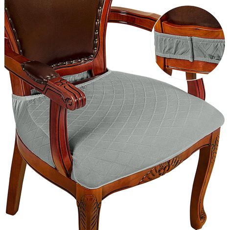 Funda impermeable para asiento de silla, 2 piezas, talla M, gris.