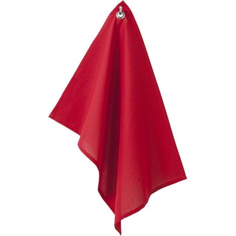 Essuie mains en coton couleur Rouge 50 x 70 cm