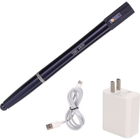 Soldador portátil de bolsillo, 3 velocidades, soldador ajustable para placas de circuitos impresos, enchufe estadounidense 100-240 V. (1/5)