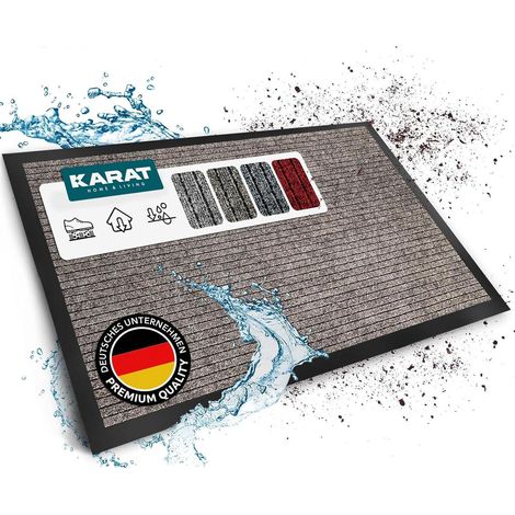 Tapis entrées commerciales, halls d’immeuble, Marron 40 x 60 cm (1/5)