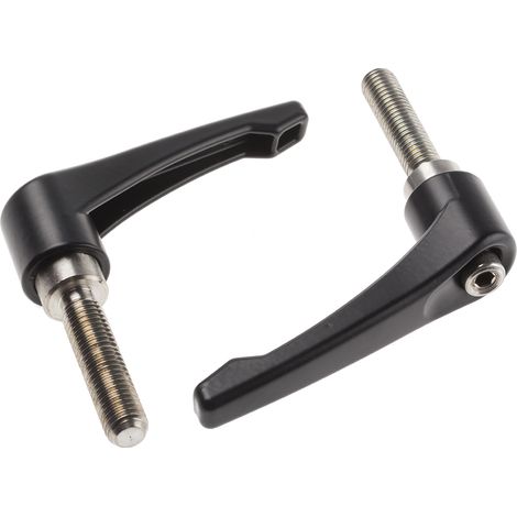 Levier de serrage RS PRO, , filetage M12, Mâle L. 50mm ( Prix pour Paquet de 2 )