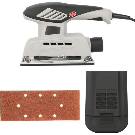 Ponceuse électrique carrée 220V 200W pour murs, machine à poncer avec boîte à poussière, prise UE, outil de polissage mural (1/5)