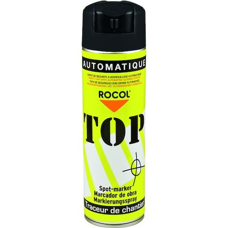 Traceur de chantier TOP AUTOMATIQUE - noir - 500 mL - ROCOL