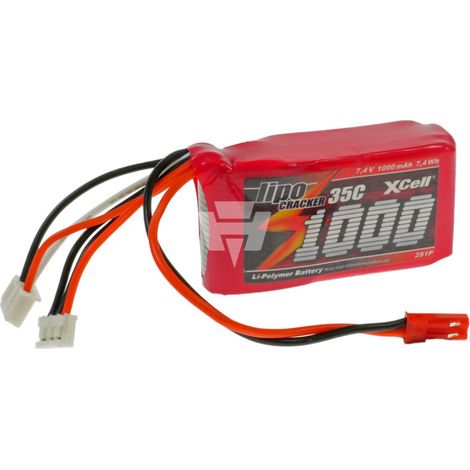 XCell LiPo Cracker 7,4 V/1000 mAh 2S1P, 35C, BEC