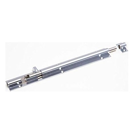 Lot de 3 boulons de porte de salle de bain en laiton chromé 200 mm (1/2)