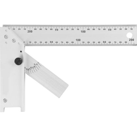 Winkel DY-5030 • 250 mm, Alu, mit Winkelmesser