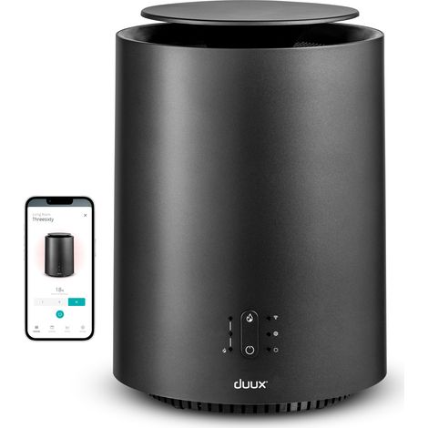 Duux chauffage soufflant céramique connecté à 360° TRHEESIXTY 2 GRIS ANTHRACITE 1800W DXCH09 (1/5)