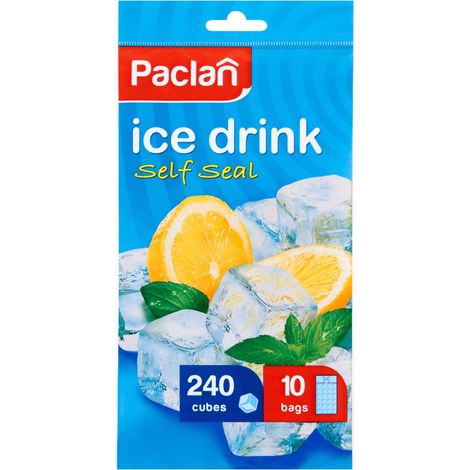 Sacchetti di ghiaccio Paclan 10 pezzi 135245 240 cubetti