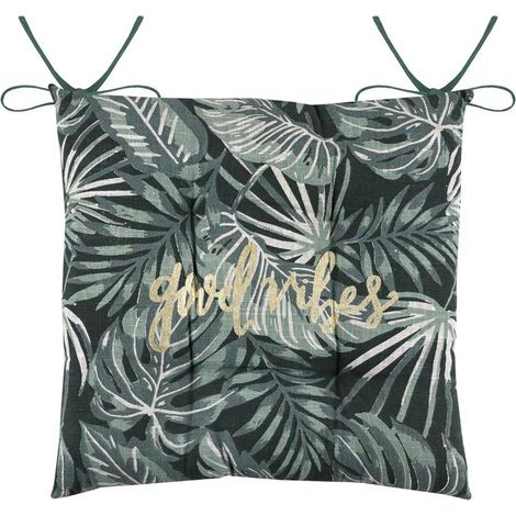 Coussin de chaise vibes en coton 38 cm (1/3)