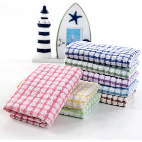 Chiffon De Cuisine - En Coton Absorbant - 40 x 27 cm - Pour Cuisine Bar Salle De Bain - Lot De 1 (1/5)