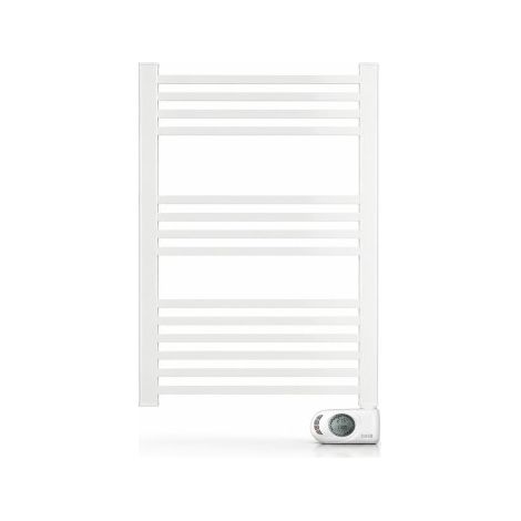 Radiador secatoallas eléctrico de bajo consumo HJM SQUARE 500 W - Blanco (1/5)
