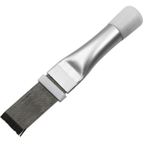 Peigne À Ailettes En Acier Inoxydable Peigne À Condenseur Lame De Climatiseur Radiateur Ailette Nettoyant Outil De Réparation Accessoires Outil De Réparation De Climatiseur (argent) (1/5)