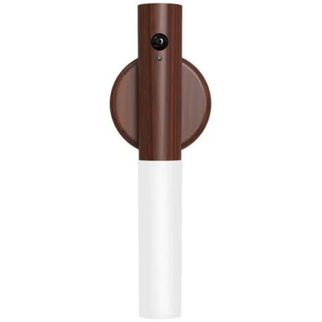 Veilleuse avec détecteur de mouvement, applique murale en bois pour couloir avec capteur magnétique de présence, lampe LED portable rechargeable pour chambre, couloir, cage d'escalier (1/5)