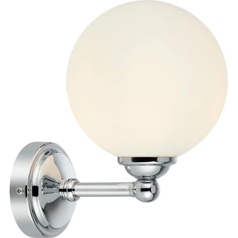 Applique murale tropea blanc chrome verre opale g9 ip44 salle de bain 20w - markslojd 218172806 218172806 218172806 218172806 218172806 218172806 218172806 218172806 218172806 (1/3)