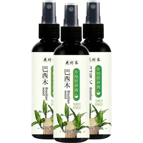 Engrais spécial pour plantes en pot, à base de bois brésilien. Engrais universel pour plantes hydroponiques et bambou porte-bonheur. Engrais à base d'eau pour usage domestique. (1/5)