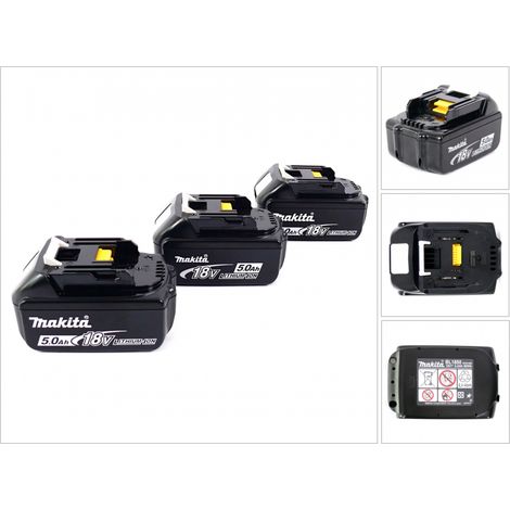 Makita BL 1850 B Batterie Li-Ion 18 V - 5 Ah, 3 pcs. (1/5)