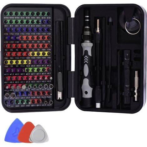 [NEUWERTIG] B-Ware Quadrios Schraubendreher Set Werkzeugset Elektronik Feinmechanik Griff Bits Box