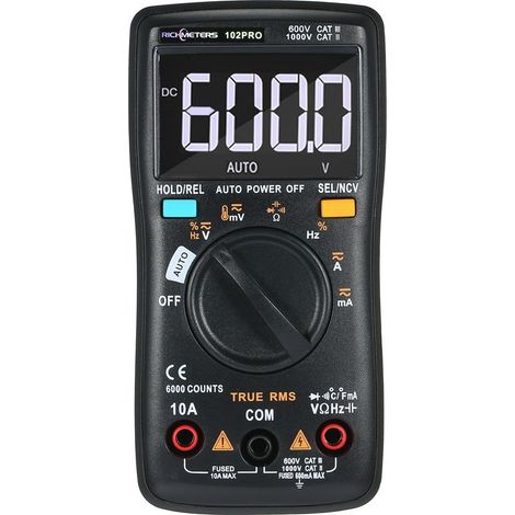 Multimètre numérique RM102PRO auto gamme sans pile (1/5)