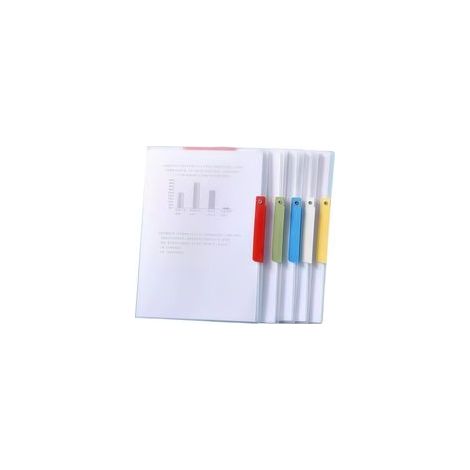(5 piezas, seleccionadas al azar) Archivador de palanca doble A4, archivador de papel de prueba, archivador de palanca giratorio de apertura lateral, archivador de cajón - Crezuo