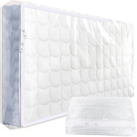 Sac Matelas Housse Protection Plastique Rangement Matela 160x200 (1/5)