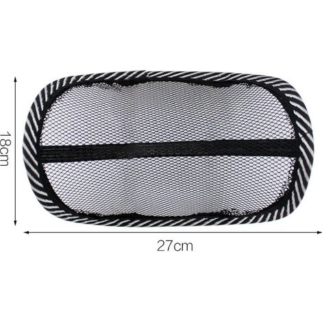 Coussin lombaire de voiture, appui-tête et nuque, coussin de massage, oreiller en maille, éclairage, pour voiture, camion, bureau, maison, soutien lombaire, dossier de chaise, coussin lombaire (1/4)