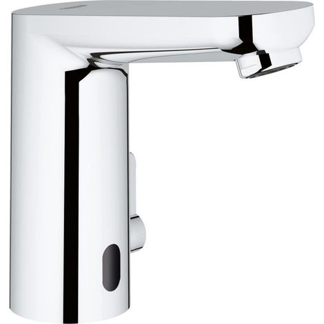GROHE Get E - Infrarot-Elektronik für Waschtisch mit Mischung (wassersparend, 7 Programme, Einlochmontage), chrom, 36366001, Silber (1/5)