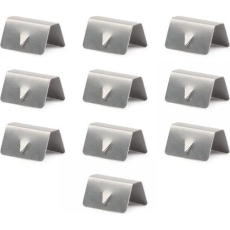 Set mit 10 Befestigungsclips für Windschutzscheiben von Autos aus Edelstahl (1/5)