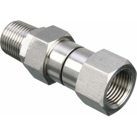 Hochdruckreiniger-Drehgelenk, 3/8 NPT Außengewinde, Edelstahl-Anschluss, 4500 PSI (1/5)