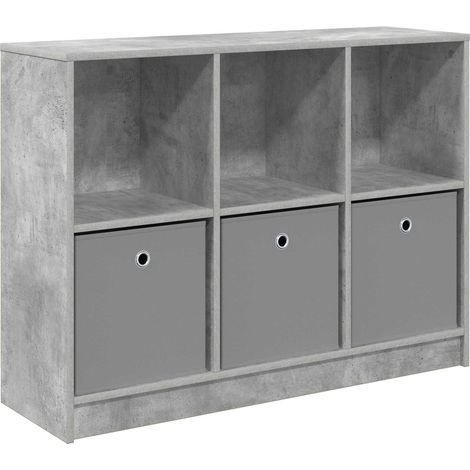 Maison Exclusive - Credenza con cassetto Grigio cemento 102 x 32 x 73,5 cm