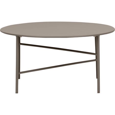 Pesetos table de jardin table d'appoint Ø70cm H35cm noyer décor.