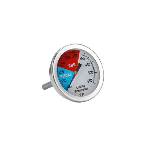 Thermomètre pour Barbecue Charbon de Bois Fumoir, 76mm Thermomètre four à pizza en Acier Inoxydable, pièces de Rechange pour BBQ (1/3)