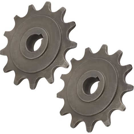Kettenrad – 2er-Pack – Kohlenstoffstahl – 13 Zähne – Für Roller- und Fahrradmotoren – Innendurchmesser 11 mm (1/5)
