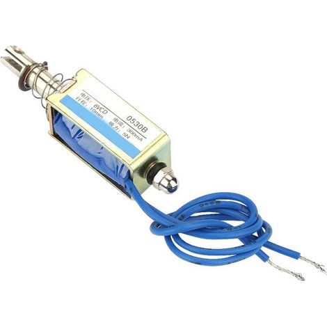 Automatisierungssteuerung 6/12/24 V DC 300 mA DC Zug-Elektromagnet 5 N Einzugsbereich 10 mm (6 V) (1/5)