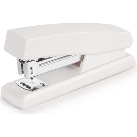 Agrafeuse Tamaki, agrafeuse de bureau, agrafeuse blanche (1/4)