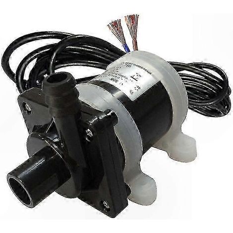 Pompe submersible magnétique sans balais 24V DC pour bassin à poissons, débit 900L/H, alimentation solaire, jardin et aquarium (1/2)