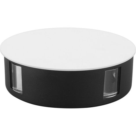 Moderne runde LED-Wandleuchte mit 4 Strahlern, 12 W, hohe Helligkeit, sanftes Licht, wasserdicht, 85–265 V, weißes Gehäuse (1/5)