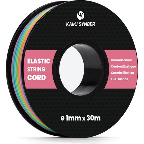 Elastic Thread 1 mm x 30 m Elastic Cord Cord Elastic String (1/5)