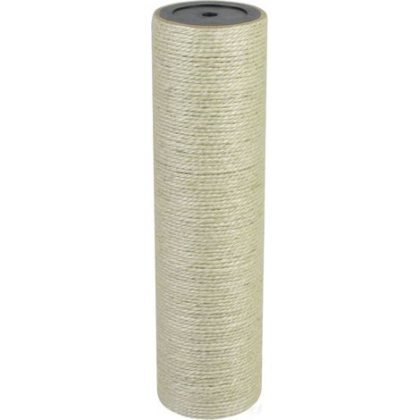 Poste rascador para gatos 8x30 cm 8 mm beige vidaXL (1/2)