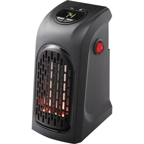 Tragbare elektrische Heizung, 500 W, einstellbares Thermostat